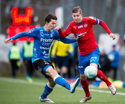 Halmstads Adnan Kojic och Helsingborgs Darijan Bojanić