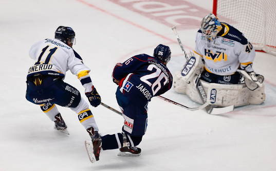 Linköpings FJens Jakobs, Simon Önerud och målvakt Erik