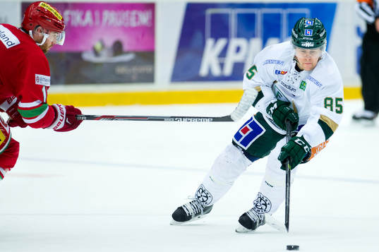 Modos Bill Thomas och Färjestads Mikael Johansson