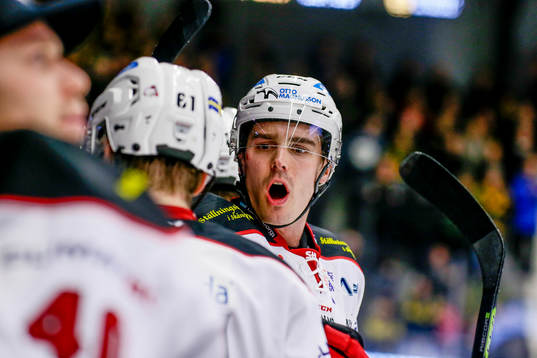 Malmö Redhawks Henrik Hetta  jublar