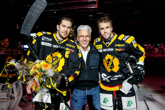 Skellefteås Jimmie Ericsson, Pea Israelsson och Pontus