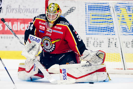 Luleås målvakt Joel Lassinantti