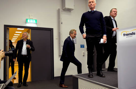 Förbundskapten Erik Hamrén, Lars Richt, Håkan Sjöstrand