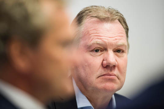 Svenska fotbollsförbundets ordförande Karl-Erik Nilsson