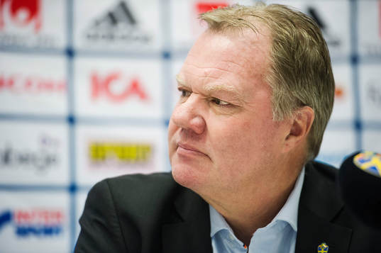 Svenska fotbollsförbundets ordförande Karl-Erik Nilsson