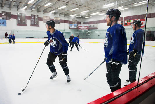 Carl Söderberg och Gabriel Landeskog