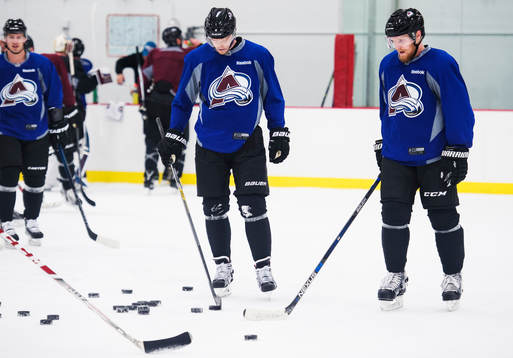 Carl Söderberg och Gabriel Landeskog