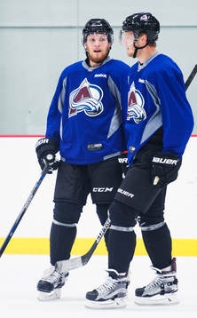 Gabriel Landeskog och Carl Söderberg