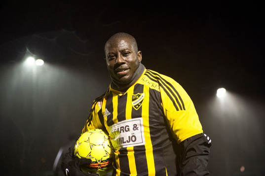 IFK Hässleholms nyförvärv Michael "Mike" Ayebaife