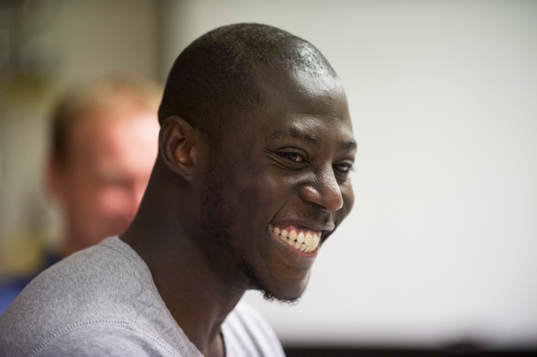 IFK Hässleholms nyförvärv Michael "Mike" Ayebaife