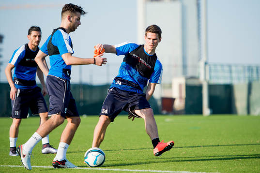 Malmö FFs Erdal Rakip och Vidar Örn Kjartansson