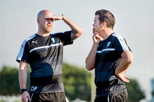 Malmö FFs assisterande tränare Olof Persson och sportchef