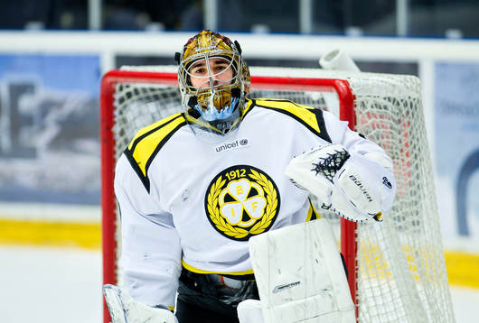 Brynäs målvakt Bernhard Starkbaum
