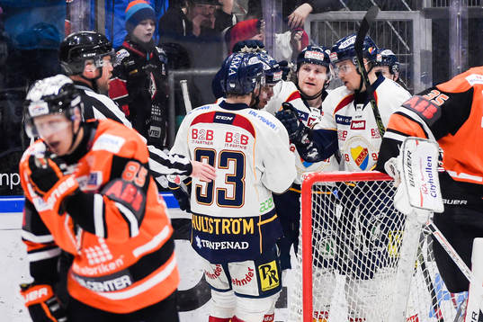 Djurgårdens spelare jublar