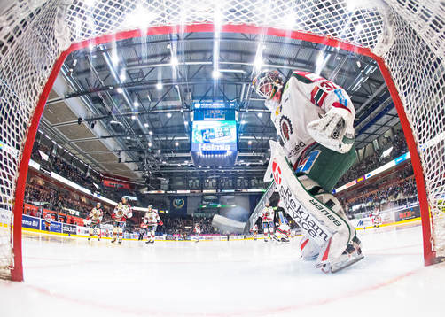 Frölundas målvakt Johan Gustafsson