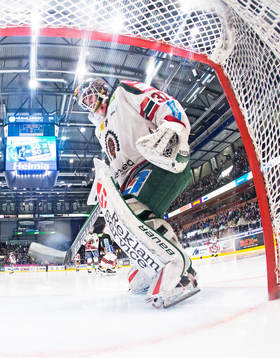 Frölundas målvakt Johan Gustafsson