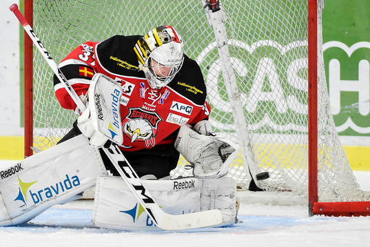 Malmö Redhawks målvakt Jonas Gunnarsson