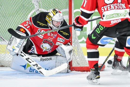 Malmö Redhawks målvakt Jonas Gunnarsson