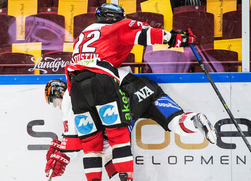 Närkamp mellan Jeremias Augustin och Örebros Kalle Olsson