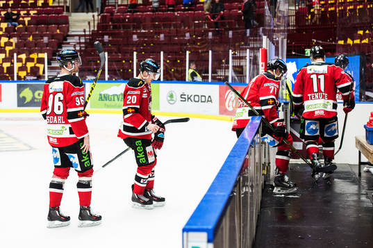 Malmö Redhawks Kim Rosdahl, Henrik Hetta, Mathias