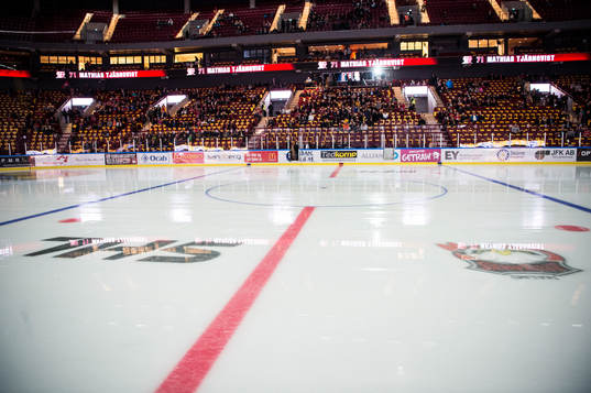 Malmö Arena innan ishockeymatchen i SHL mellan Malmö