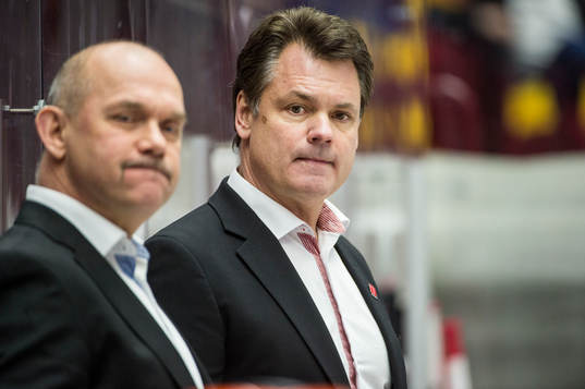 Örebros tränare Kent Johansson och assisterande tränare