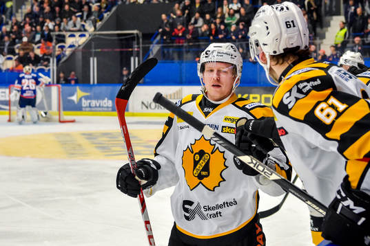 Skellefteås Tim Heed jublar