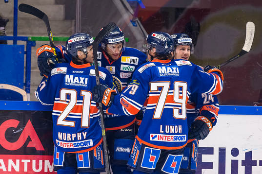 Växjös Eric Martinsson jublar