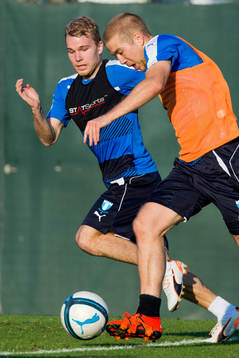 Malmö FFs Oscar Lewicki och Anton Tinnerholm