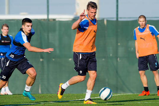 Malmö FFs Vladimir Rodic och Markus Rosenberg
