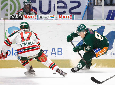 Frölundas Sebastian Stålberg och Färjestads Mikael