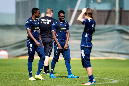 Prosper Kasim och Lawson Sabah