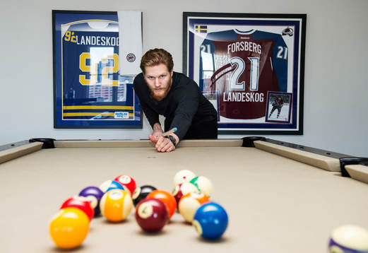 Gabriel Landeskog, spelare i NHL-laget Colorado Avalanche,
