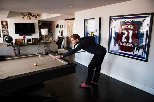 Gabriel Landeskog, spelare i NHL-laget Colorado Avalanche,