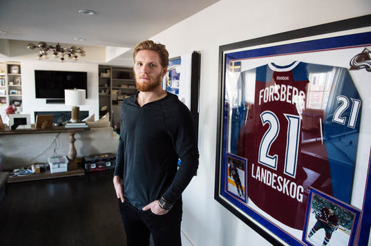 Gabriel Landeskog, spelare i NHL-laget Colorado Avalanche