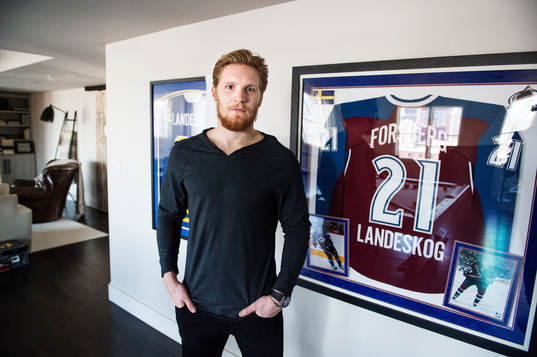 Gabriel Landeskog, spelare i NHL-laget Colorado Avalanche