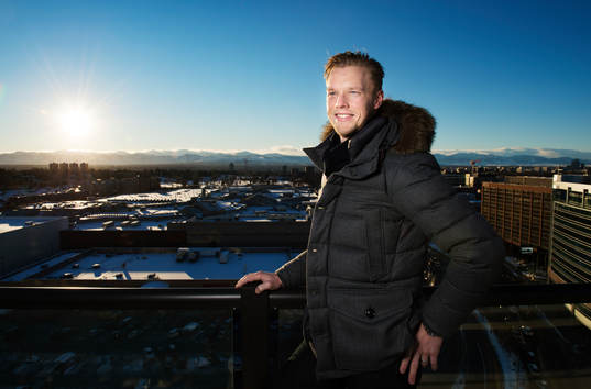 Carl Söderberg, spelare i NHL-laget Colorado Avalanche