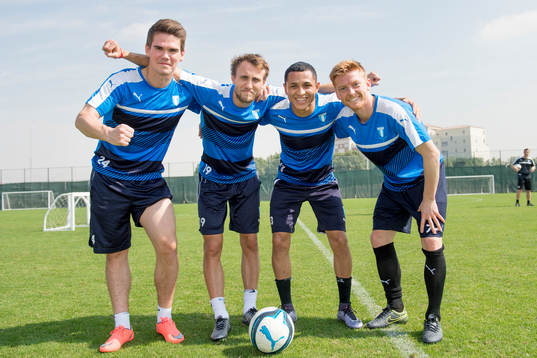 Malmö FFs Vidar Örn Kjartansson, Magnus Wolff Eikrem,