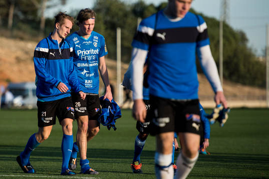 Halmstads Andreas Bengtsson och Alexander Berntsson deppar