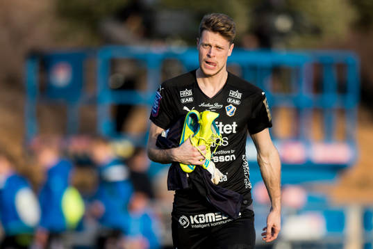 Halmstads målvakt Malkolm Nilsson