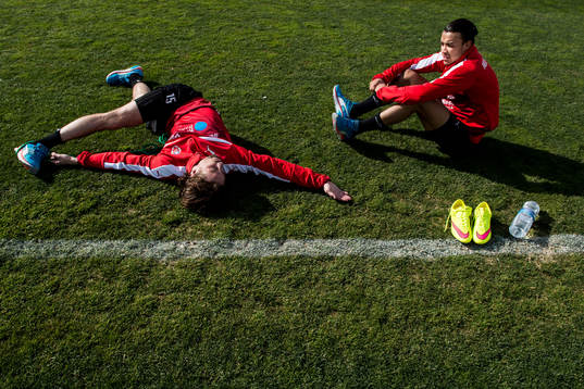 Linus Hallenius och Matthew Rusike