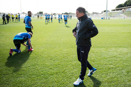 Halmstads tränare Jan Jönsson