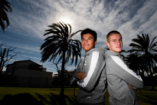 Jonathan Larsson och Felix Bindelöv