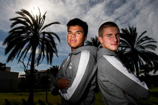 Jonathan Larsson och Felix Bindelöv