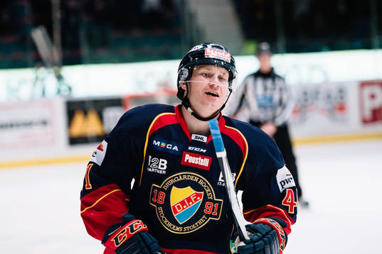 Djurgårdens Patrick Thoresen jublar