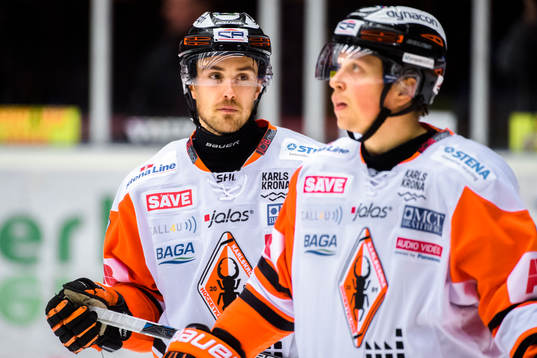 Karlskronas Robin Gartner och Victor Aronsson deppar
