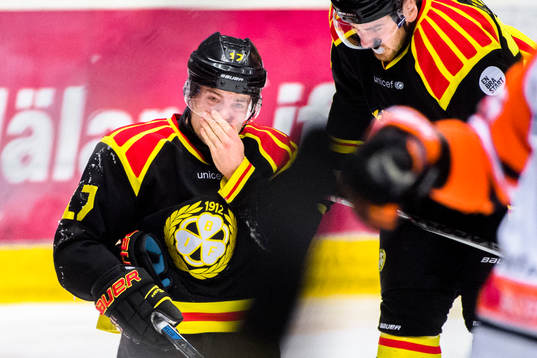 Brynäs Pathrik Westerholm och Lukas Kilström