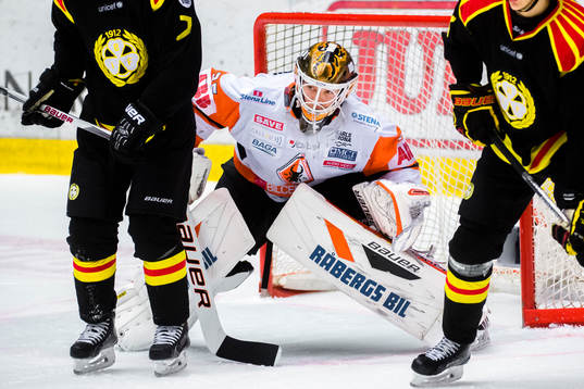 Karlskronas målvakt Linus Fernström