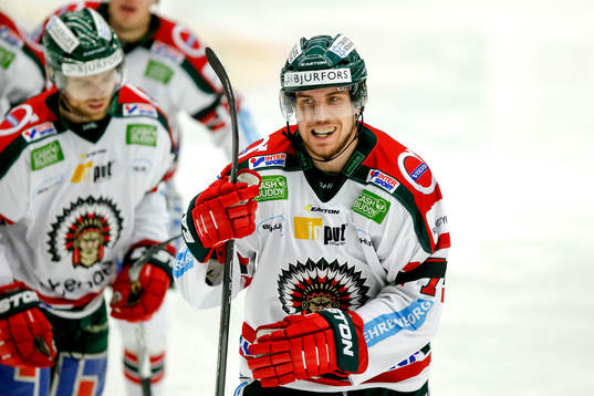 Frölundas Henrik Tömmernes jublar