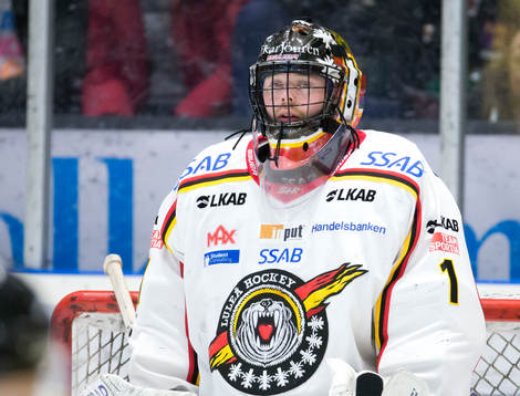 Luleås målvakt Daniel Larsson